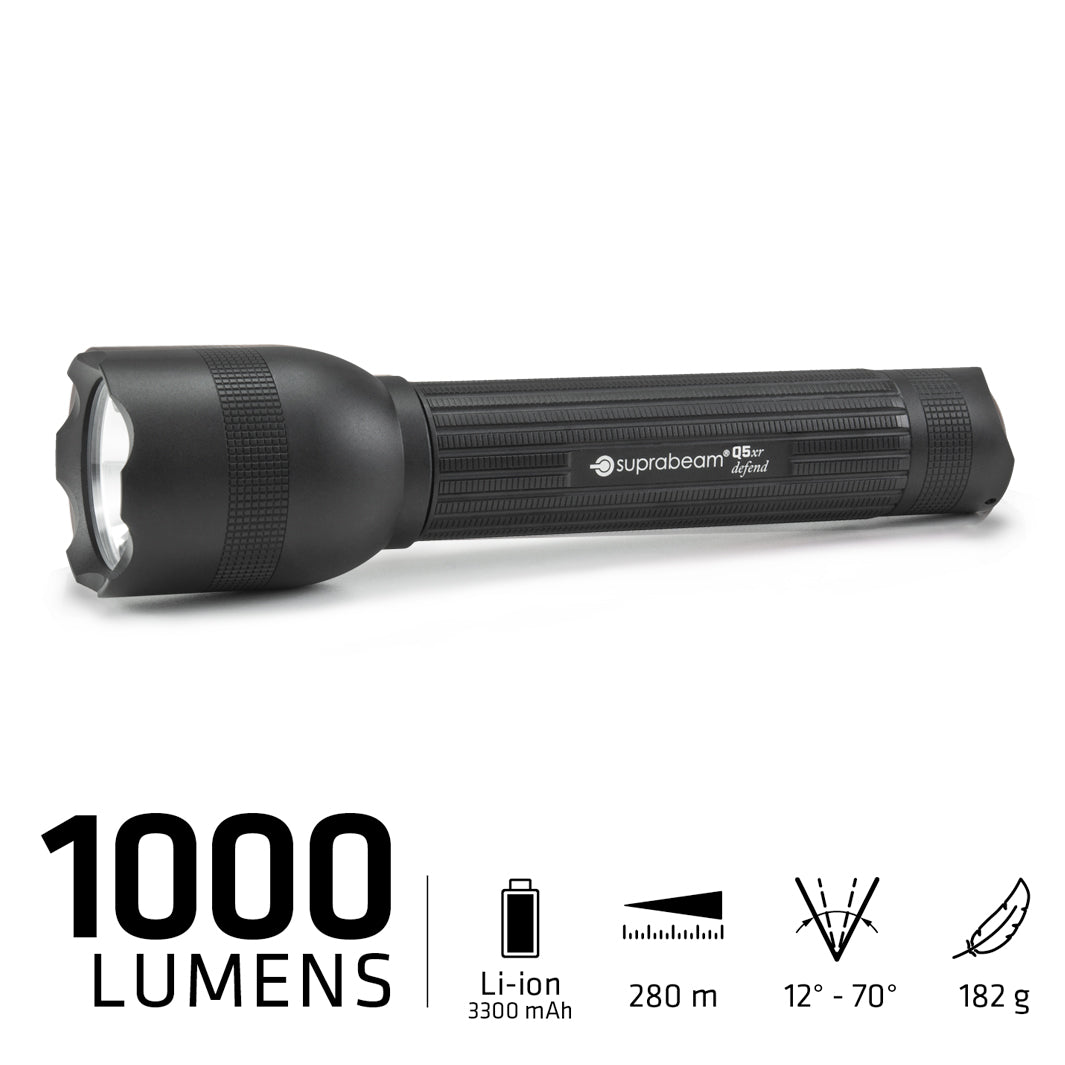 Q5xr defend Taschenlampe