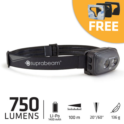 S4 rechargeable Stirnlampe