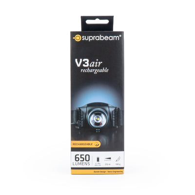 V3air rechargeable Stirnlampe